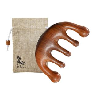 나무 괄사마사지 림프순환마사지 경락 파우치세트 B타입