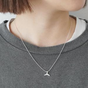 데일리 SILVER 925 실버 돌고래 은목걸이 꼬리 펜던트 실버목걸이 돌고래꼬리목걸이