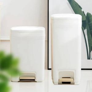 1+1 블랑 사각 편리한 페달 휴지통 10L/20L
