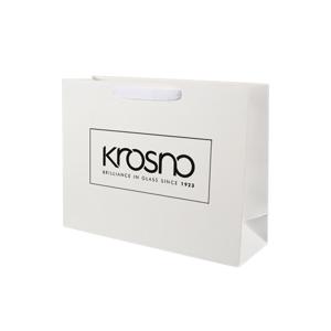 브랜드쇼핑백 선물 화이트칼라 종이 리본 면끈 철팁 소형 대형