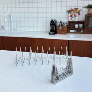 싱크대 올스텐 접이식 소형 식기건조대 컵 텀블러 접시 그릇 건조 보관 물빠짐 트레이