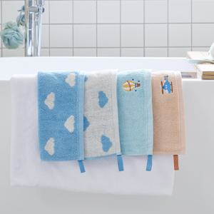 레츠트레블 자수 선염 핸드타월 4P세트