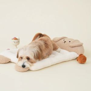 펫본 뽀글이강아지 베개방석 BEIGE