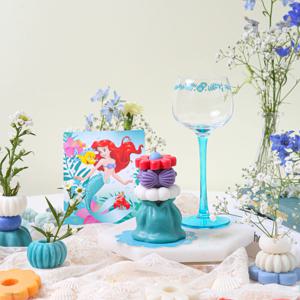 인어공주 고블렛잔&캔들 패키지