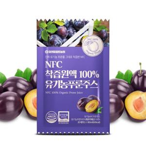 NFC 착즙원액 100% 유기농 푸룬주스 80ml 30포