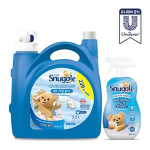 스너글 블루스파클 플러스 섬유유연제 5.5L + 470ml 섬유탈취제