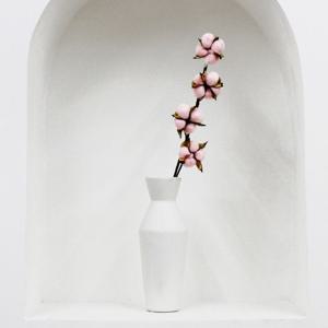 핑크 목화 꽃 드라이플라워