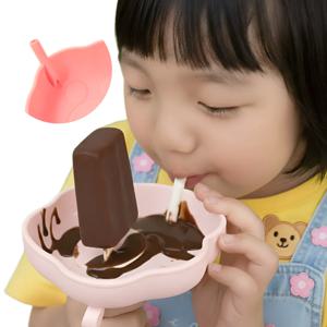 아이스크림 홀더 실리콘 흘림방지 받침대 트레이 콘컵