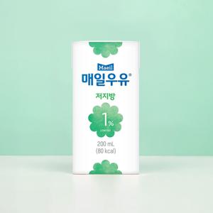 매일우유 멸균 저지방 1% 200ml 24팩