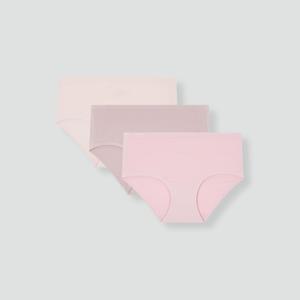 여 모달 노라인 힙허거 팬티 3P (4 colors)