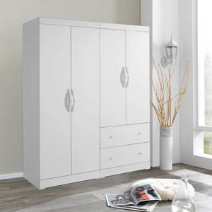 심플 친환경 E0 1600 장롱세트(옷장+투서랍장)