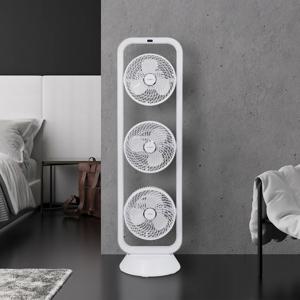 풀바디 선풍기 CCF-T850W UE 3구 팬헤드 수면모드 리모컨 원룸 자취 예약