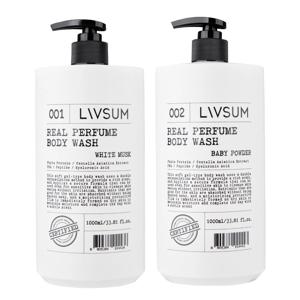 리얼퍼퓸 바디워시 1,000ml(베이비파우더+화이트머스크)