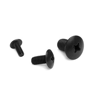 M6 x 10mm 우산머리 십자 볼트 나사 블랙 30개