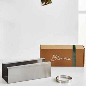 blanc 집들이선물용 티슈케이스 스테인레스 소형 대형