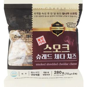 불향가득 스모크 슈레드 체다 치즈 280g