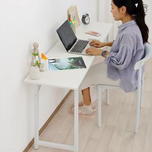 컴퓨터 책상 1400 학생 독서실 게이밍 데스크 사무실 사무용 사이드 테이블 화이트 우드