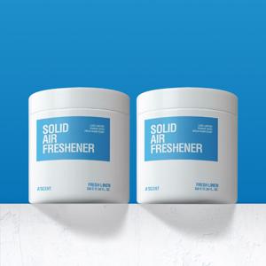 1+1 고체 탈취제 350g 2개 초강력 화장실 하수구 신발장 실내 홀애비 냄새 제거