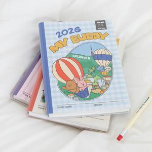 2026 다이어리 마이버디 귀여운 일러스트 일기장 노트 플래너