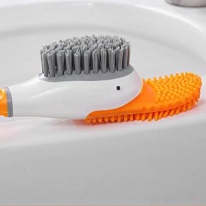 오리 변기솔 변기 청소솔 화장실 욕실 실리콘 솔