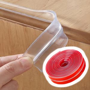 잘라쓰는 투명 책상 모서리 테이프 가드 코너 쿠션 2M