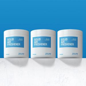 1+2 고체 탈취제 350g 3개 초강력 화장실 하수구 신발장 실내 홀애비 냄새 제거