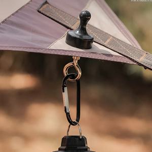 캠핑 텐트 랜턴 차박 고정 카라비너 후크 자석 대형