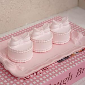 핸드메이드 석고 컵케익 미니 보석함 (반지케이스)