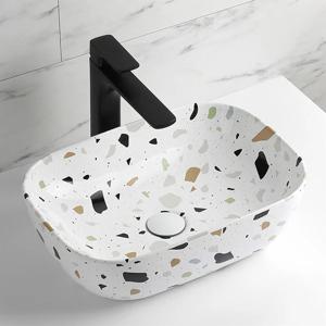 YJ-9387 테라조 도기볼세면기 탑볼세면대