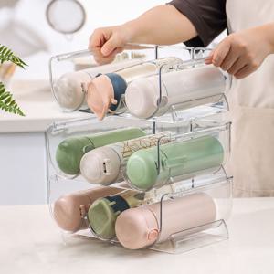 투명 적층 텀블러 정리대 다용도 보관함 물병 보온병 거치대 주방 수납 와인랙 3types