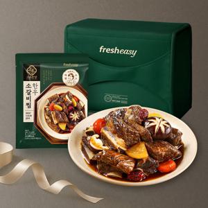 고운한상 한우소갈비찜 500g x6팩 (3kg)선물세트_A35