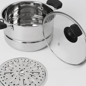 찜기 대형 찜솥 찜냄비 대게 인덕션 찜통 22cm 26cm