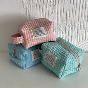 파우치 미니 손가방 수납 보관 정리 여행용 가방-3color