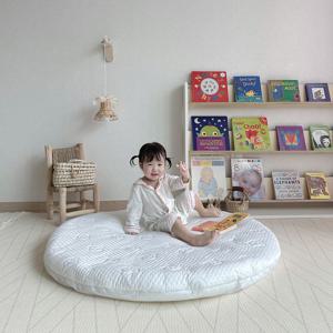 듀라론 냉감 패드 아기 유아 원형러그