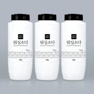 가성비가브랜드다 워싱소다 450g x 3개 / 탄산소다 세탁세제 세정제