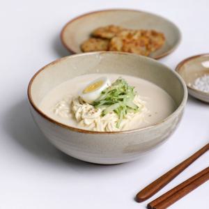 마루 분청 국산 도자기 둥근 면기 19cm 1p