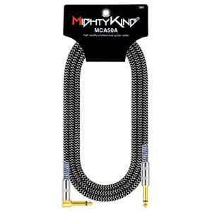 MCA50A 식스쉴드 일렉 베이스 앵글 기타케이블 TS 통기타 케이블 3m 기타잭