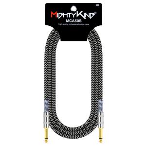 MCA50S 식스쉴드 일렉 베이스 기타케이블 TS 통기타 케이블 3m 기타잭