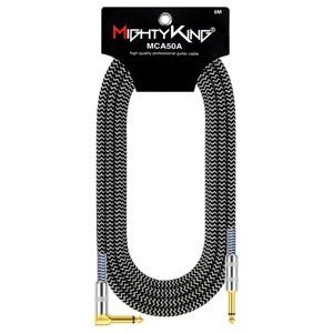 MCA50A 식스쉴드 일렉 베이스 앵글 기타케이블 TS 통기타 케이블 6m 기타잭