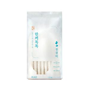25년산 햅쌀 씻어나온 깨끗한쌀 한끼톡톡 청결미 1.5kg (150g*10개입)