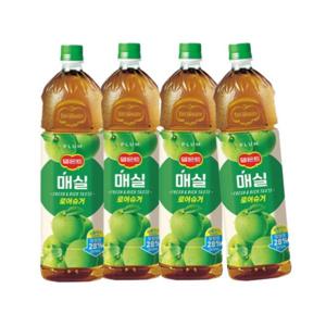 델몬트 매실 로어슈거 1.5L x 4개입