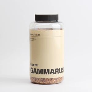 감마루스 1000ml 거북이 수생 자라 테라핀 사료 밥 먹이 천연 건조새우 대용량