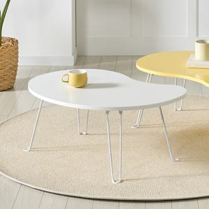 플리넛 거실 접이식 테이블 미니 밥상 좌탁 땅콩 좌식테이블