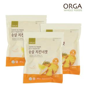 올가 ORGA 순살 치킨너겟(500g)*3봉
