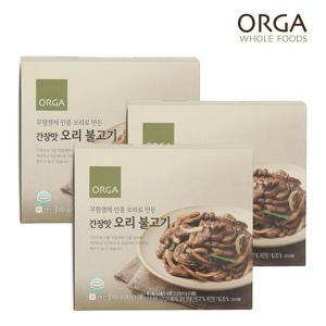 올가 ORGA 간장맛 오리 불고기 400g(200g*2팩)*3박스
