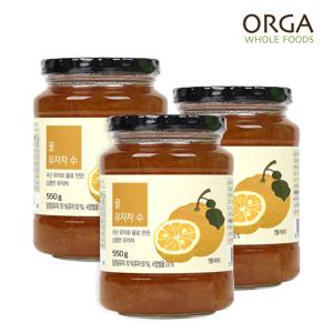 올가 ORGA 꿀 유자차 수 (550g)*3병