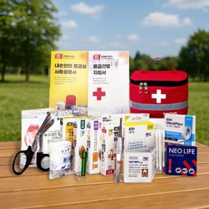응급키트 구급키트 구급약품 상비약세트 FIRSTAIDKIT S 휴대용 17종