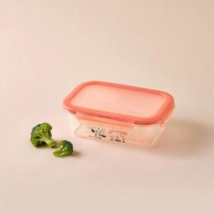 스누피 사각 밀폐용기 760ml 직사각 (LBF531)
