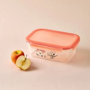 스누피 사각 밀폐용기 1.2L 직사각 (LBF551)