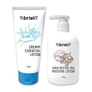 크리미 에센셜 로션 160ml+시어버터 모이스처 로션 300g